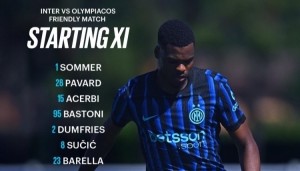 乐鱼体育官方登录网站-国米友谊赛首发：劳塔罗、小图拉姆、巴雷拉、佩塔-苏西奇出战